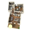 Отель Villa Minna - Ferienwohnung 3 mit Balkon, фото 2