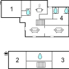 Отель Amazing Home in Arnemuiden With 4 Bedrooms and Wifi, фото 17
