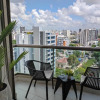 Отель Precioso apartamento 1BR, piscina, gym, sauna, vista a la ciudad, фото 4