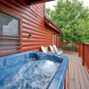 Отель Three Bears Cabin 1 Bedroom Home with Hot Tub, фото 7