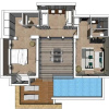 Отель Eagles Villas Halkidiki Ocean One Bedroom Pool Villa With Private Garden, фото 4