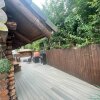 Отель Woodpecker Log Cabin with hot tub, pizza oven bbq entertainment area, lakeside with private fishing , фото 39