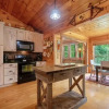 Отель Underlook Cabin-secluded Cabin With Wifi Large Deck Gas Grill Wood Fireplace, фото 11