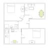 Отель Sanders Lake - Pleasant 2-bdr Apt in City Center, фото 4