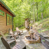 Отель Ellijay Cabin w/ Deck and Hot Tub!, фото 15