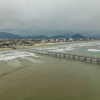 Отель Apto em Mongaguá Prédio frente mar, фото 14