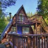 Отель Alpine A-Frame - Two Bedroom Cabin with Hot Tub, фото 11