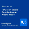 Отель • L'Oceà • Studio - Quartier Busca - Proche Métro, фото 12