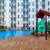 Отель Fancy And Nice 1Br With Extra Room At Amartha View Apartment, фото 4