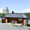 Отель Beautiful Home in Hornnes With 2 Bedrooms and Wifi, фото 7