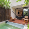 Отель Trendy Plunge Pool Condo Outstanding Private Terrace Lounge Area Lush Gardens, Tulum, фото 19