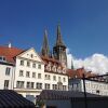 Отель Bright Apartment With Balcony Outside the City Centre of Regensburg