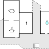 Отель Awesome Home in Valen With 1 Bedrooms and Wifi, фото 2