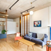 Отель Modern 1BR apt w spacious balcony & a bathtub, фото 5