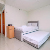 Отель Fancy And Nice Studio Apartment At Woodland Park Residence, фото 17
