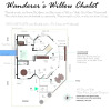 Отель Wanderers Willow Chalet 9A Double Room, фото 15