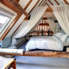 Отель Converted Barn With Excellent Wooden Beams, High Ceiling and a Cosy Terrace, фото 12