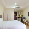 Отель Comfy Studio Room with City View at Menteng Park Apartment, фото 6