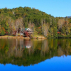 Отель Lake Lure Retreat - A Beautiful Lakefront Lodge On Mirror Lake~waterfront~newly Expanded Deck 4 Bedr, фото 21