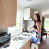 Отель Comfy Chalet With Microwave, Near the Wadden Sea, фото 7