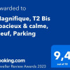Отель Magnifique, T2 Bis Spacieux & Calme, Neuf, Parking, фото 7