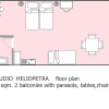 Отель Heliopetra independant studios -village close to beaches -sharing a large pool, фото 7