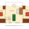 Отель Ridgetop Theatre Lodge - Six Bedroom Cabin, фото 18