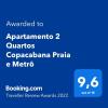 Отель Apartamento 2 Quartos Copacabana Praia e Metrô, фото 12