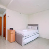 Отель Fancy And Nice Studio Apartment At Woodland Park Residence, фото 3
