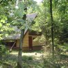 Отель Detached Wooden Bungalow With Microwave Surrounded by Nature в Ренен