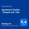 Отель Apartment Tánička - Chopok Juh, Tále, фото 7