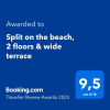 Отель Split on the beach, 2 floors & wide terrace, фото 24