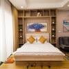 Отель Căn hộ TMS Pullman cao cấp Studio có ban công view biển - Golden Wave Homestay в Куинене