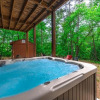 Отель Ricks Retreat Charming Log Cabin Firepit Ping Pong hot tub Close to Blue Ridge, фото 14