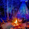 Отель Electric Forest Cabin And Teepee! Lights & Laser Show! Private Hot Tub! Unique Stay!, фото 24