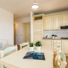 Отель The apartment with garden and sea view  has 1 double bedroom and a twin bedroom, a bathroom with sho, фото 13