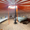 Отель Beautiful Rural Yurt With Wood Fired hot tub, фото 14