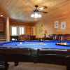 Отель Luxury 2700 Sq Ft Log Cabin Private Hot Tub Game room Pool Table Best View, фото 16