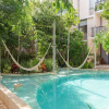 Отель Luxurious Apartment in Lovely Complex With Dreamy Gardens Yoga Terrace Hammocks Swimming Pool, фото 16