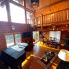 Отель A Private Log House with Mt Fuji View & Piano - 