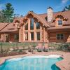 Отель Executive Plus 44 - Majestic log Chalet With hot tub Sauna Heated Pool and Close to Activities, фото 1