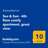 Отель sea & sun - 4th floor comfy apartment, great view, фото 2