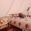 Отель Chestnut Luxury Emperor Bell Tent, With log Burner, фото 5