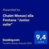 Отель Chalet Monaci alla Fontana 