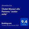 Отель Chalet Monaci Alla Fontana 
