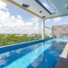 Отель Charming Studio w Mini Plunge Pool in Terrace Rooftop Pool in Aldea Zama, Tulum, фото 30