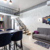 Апартаменты Двухуровневая Студия с Дизайнерским Ремонтом, фото 19