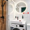 Апартаменты Дизайнерский двухуровневый лофт с камином метро Сокол, фото 16