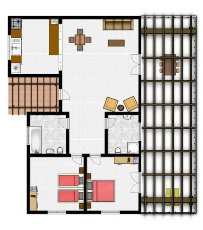 Renoula Walk to Beach Sea Views A C Wifi Car Not Required - 243