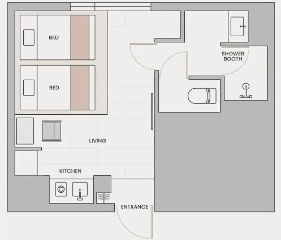 Standard Double room (twin beds)